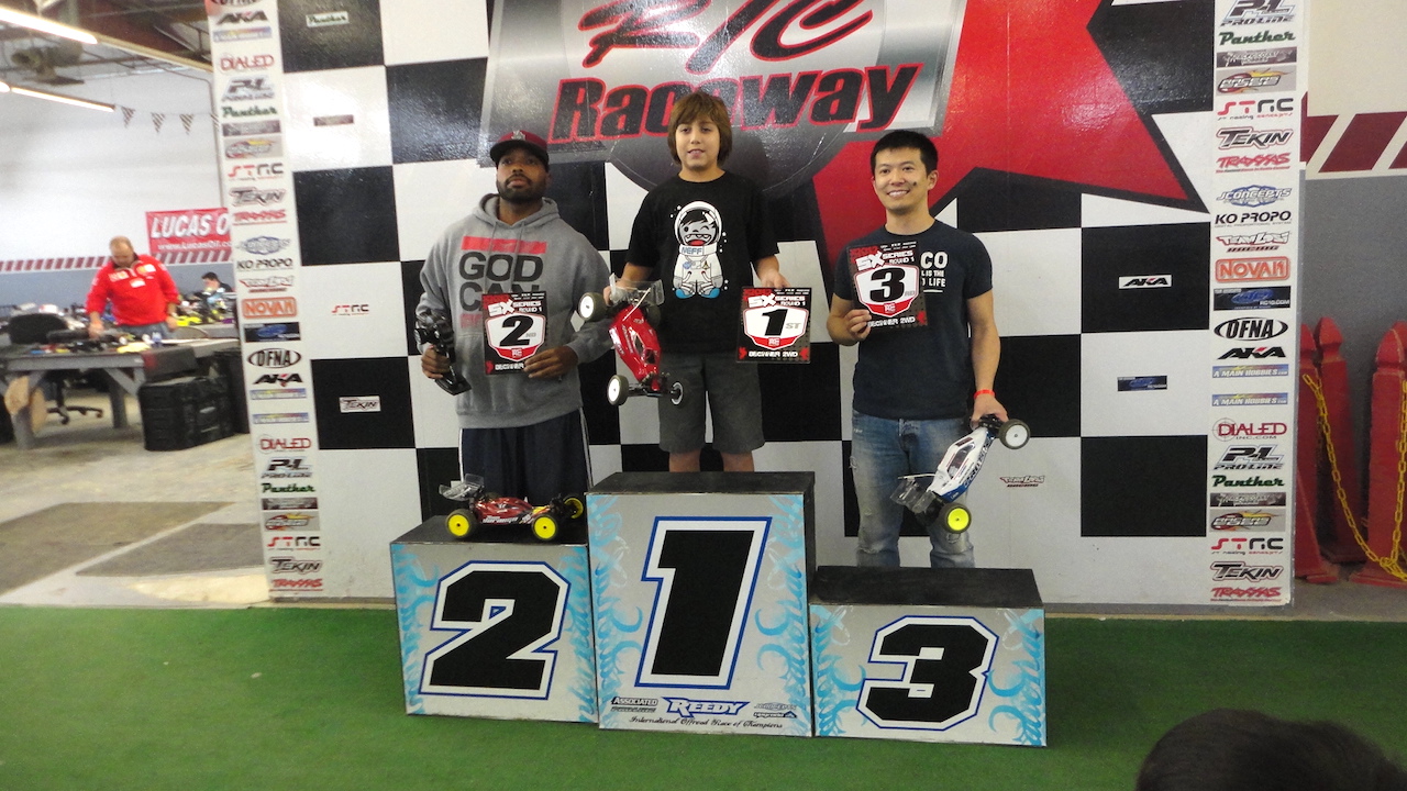 ウェストコースト RC レースウェイ プロライン SX シリーズ・ラウンド 1 ビギナー 2WD 3位