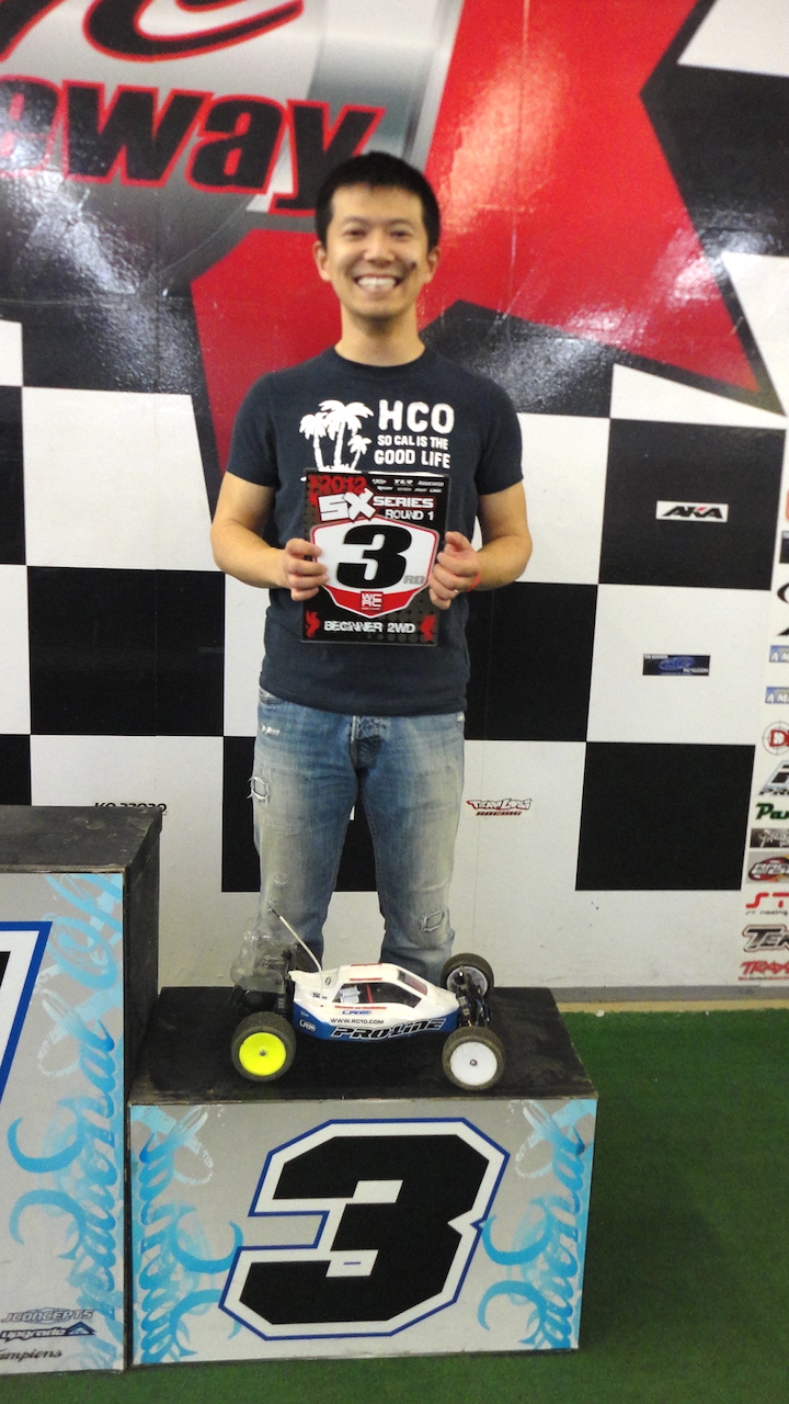 ウェストコースト RC レースウェイ プロライン SX シリーズ・ラウンド 1 ビギナー 2WD 3位